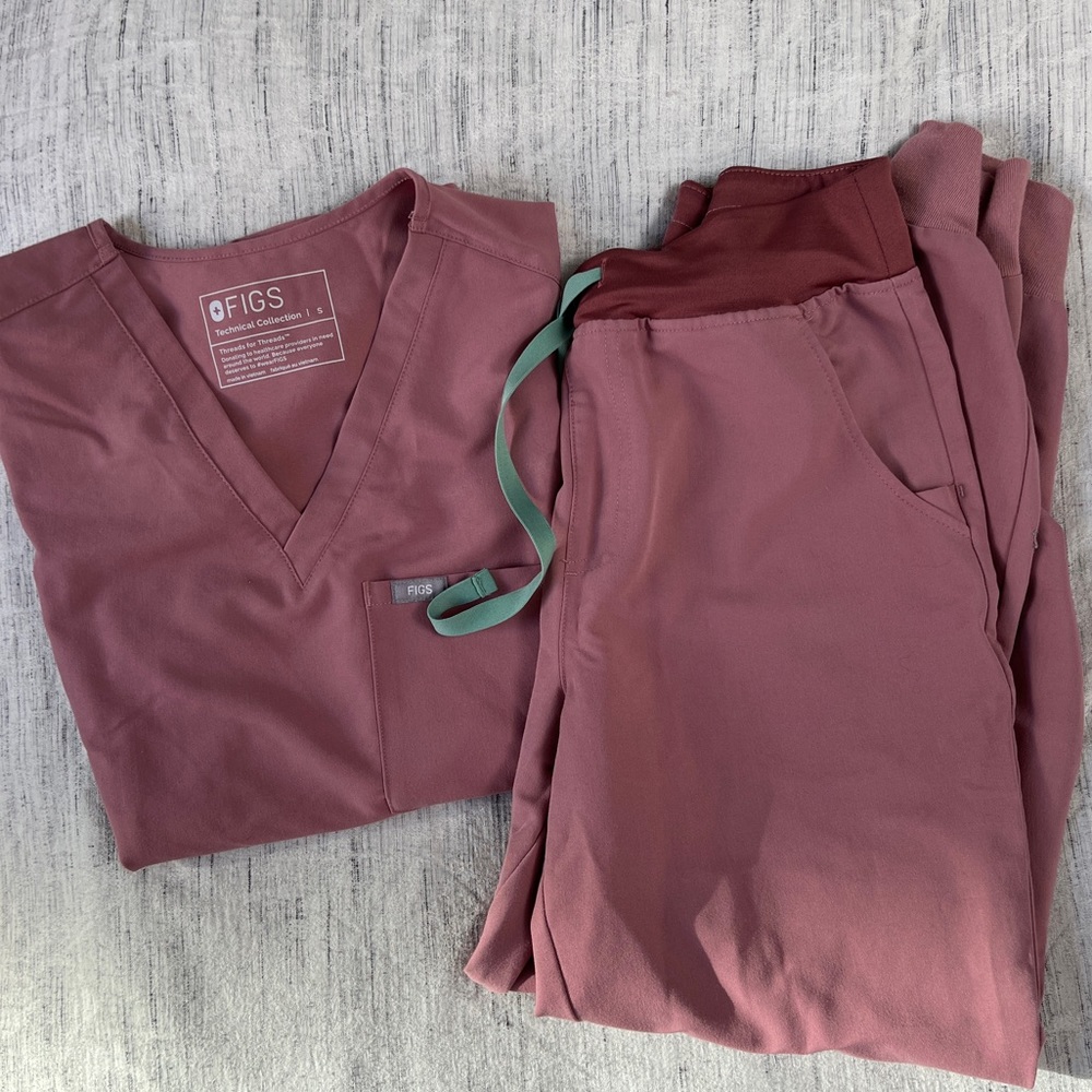 figs - mineral mauve - S catarina, SP zamora high waisted 2.0